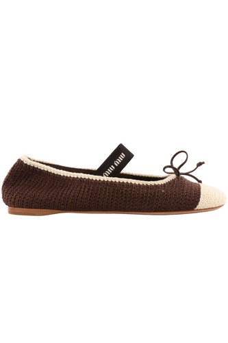 Miu brown crochet - brown,