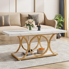 Rectangle Coffee Table, 2-Tier