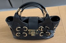 Jimmy Choo Romana Black Leather Designer Handbag