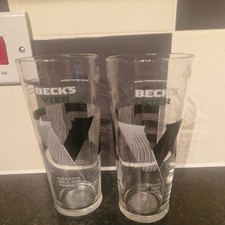Becks:Vier pint Glass ×2