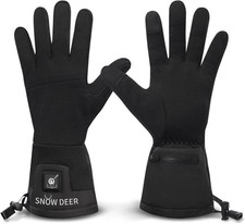 SNOW DEER Black Heated Thin