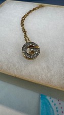 Givenchy G Rhinestone Necklace