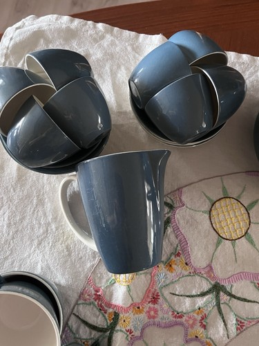 Poole pottery blue - poole, moon