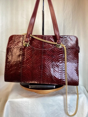 Vintage red snakeskin jane - red,