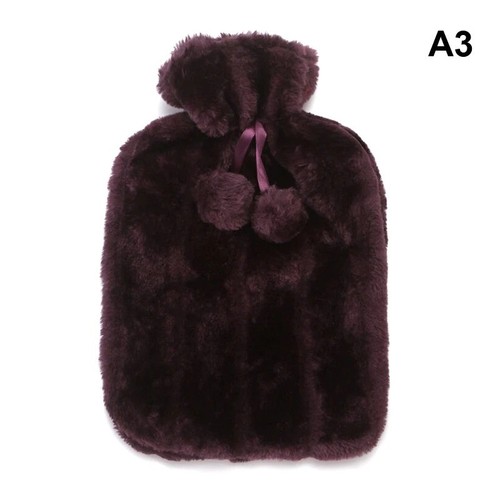 Hot water bottle with cover - water,