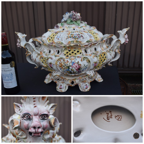 Vintage capodimonte carpie - capodimonte,