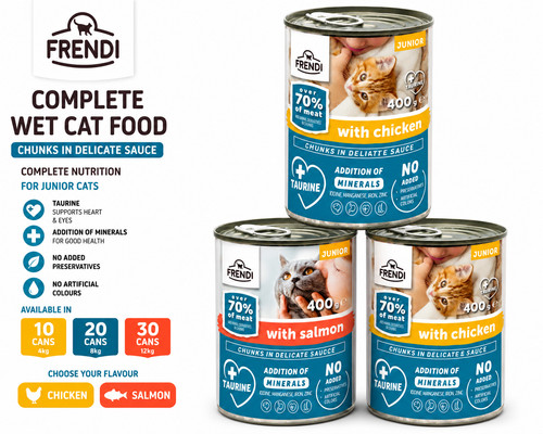 Frendi wet cat food 400g - food,