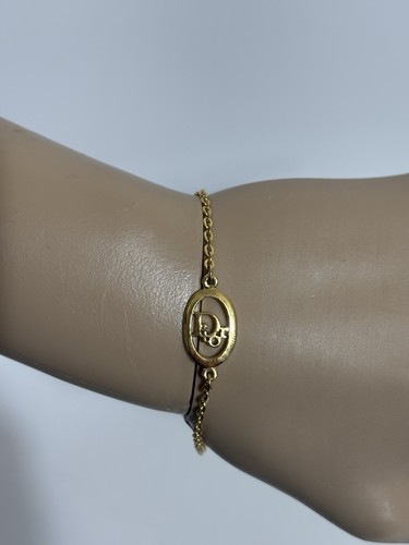 Vtg christian dior gold logo - vtg,
