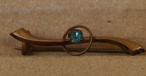 Victorian gold plated blue - victorian,