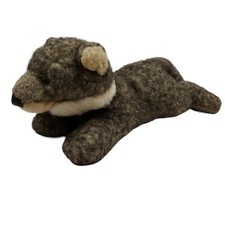 Plush Grey White Wolf Husky