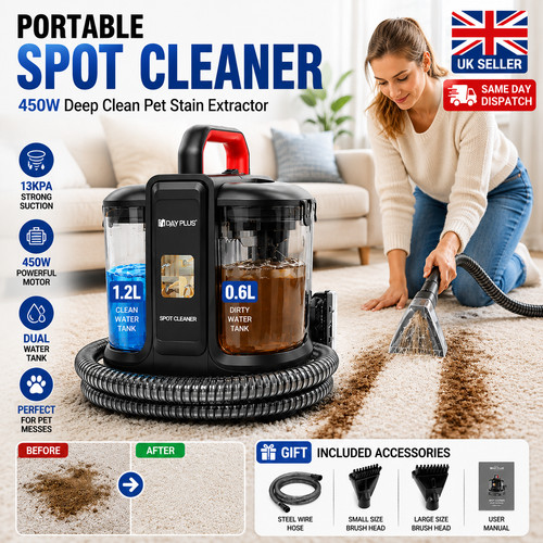 Portable carpet spot - spot, cleaner