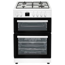 electriQ 60cm Dual Fuel Cooker - White EQDFC360WH