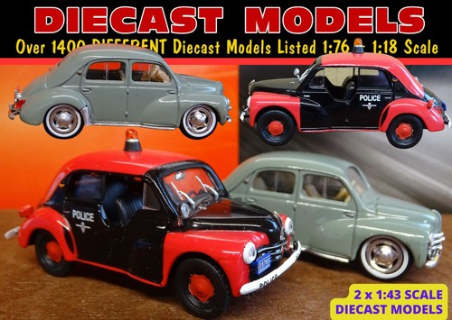 Renault 4cv 43 scale - 1:43,