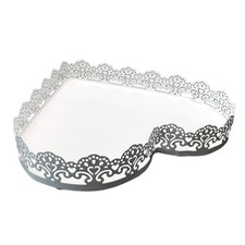Heart Shaped Cake Tray Lace