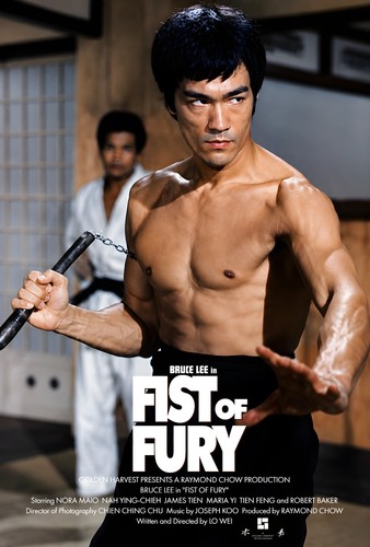 Fist fury 1972 poster - fist, of