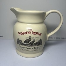 Vintage Castle Ceramics The Famous Grouse Finest Scotch Whiskey Jug 5.5” Height