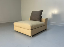 Flexform "Groundpiece" Lounge Chair- In Neutral Woven-Linen