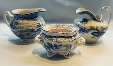 Mason ironstone creamers sugar - ironstone,