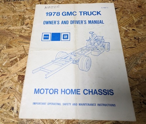 1978 gmc truck owner and - owner's,