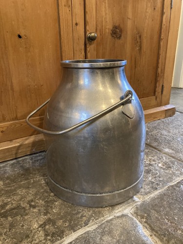 Vintage stainless steel milk - stainless,
