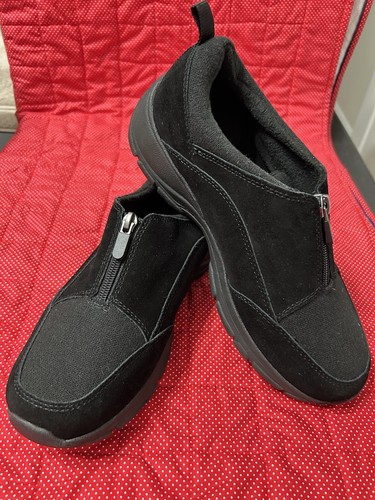 Lands end black sneaker size - lands,