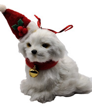 Vintage White Faux Fur Plushie