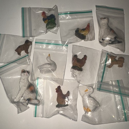 10pcs dolls house animals - 10pcs,