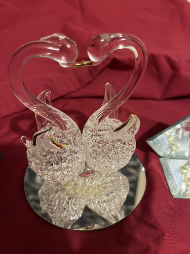 Glass ornaments dog cat - ornaments, dog,