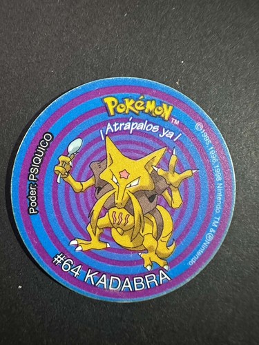 Pokemon tazo kadabra - pokemon,