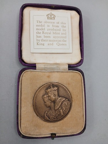 1937 coronation medal - 1937, king