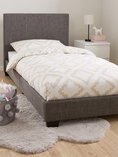 Riley Fabric Single Bed Frame