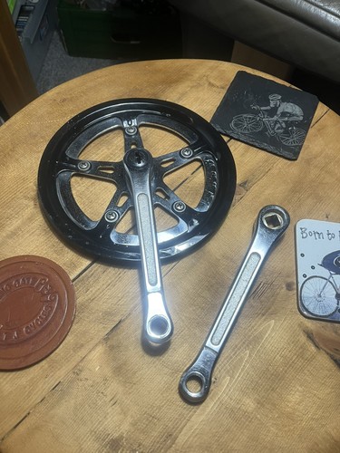 Vintage single speed crankset