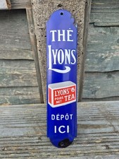 Genuine 1930s LYONS DEPOT ICI