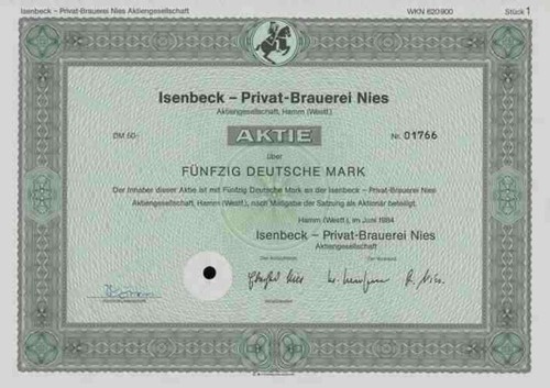 Isenbeck brewery 1984 nies - isenbeck,