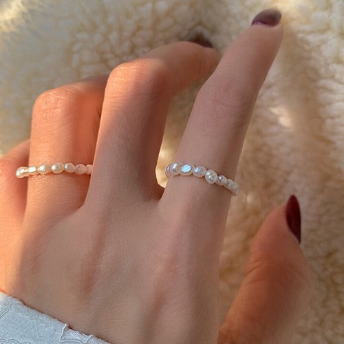 5mm natural white freshwater - 4-5mm,