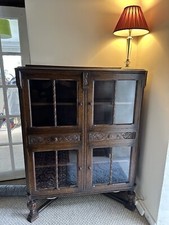 Vintage Oak China Cabinet