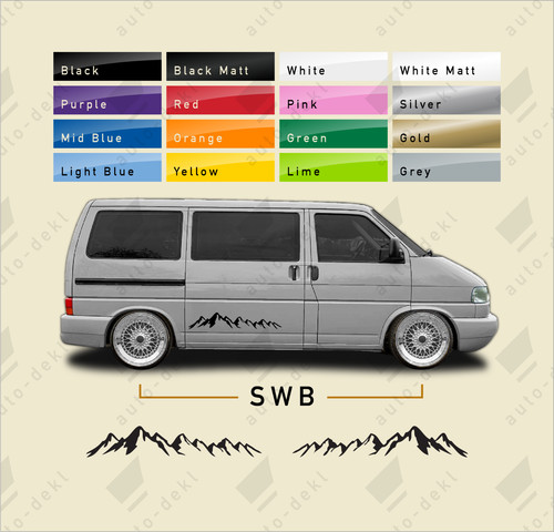 Fits transporter swb - vw, t4