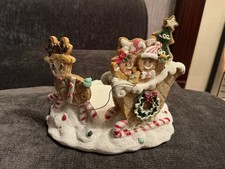 Yankee Candle Gingerbread Sleigh Jar Holder