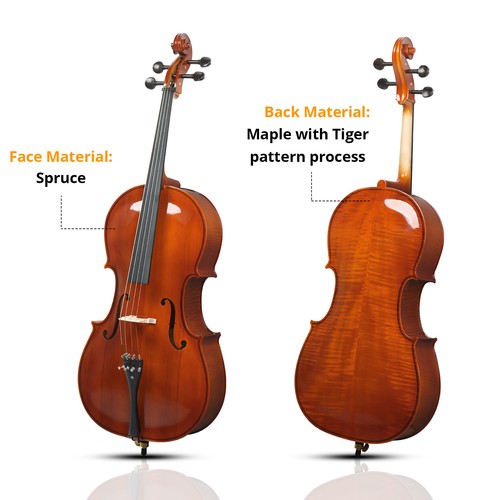 Glarry cello spruce - 4/4,