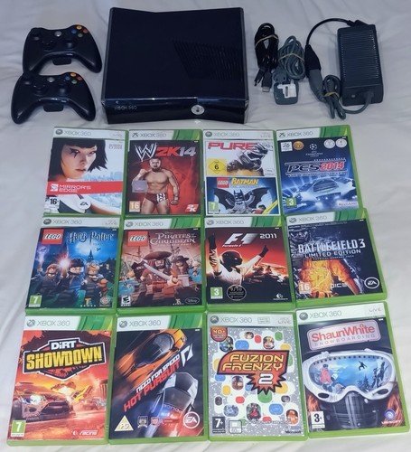 Xbox 360 slim 250gb console - xbox,