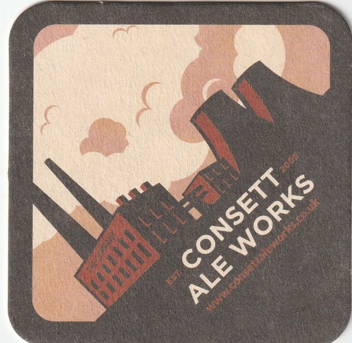 Beer mat consett ale - beer, works