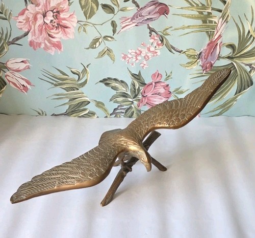 Vintage brass eagle - brass, sculpture