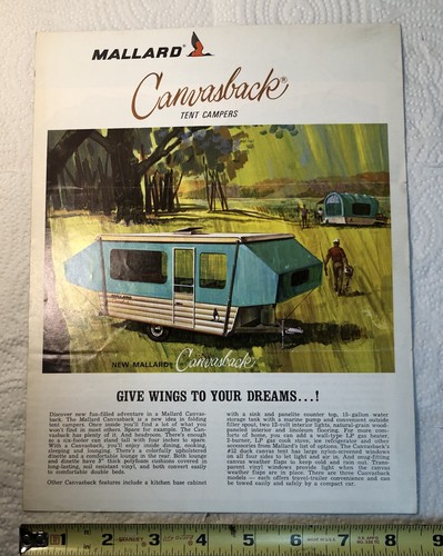Mallard 1960s camping trailer - 1960s,