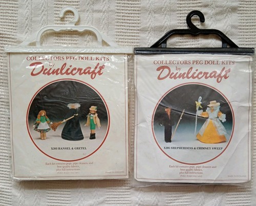 Dunlicraft peg doll kits 2 - peg,