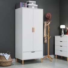 Modern Wooden 2 Door Wardrobe