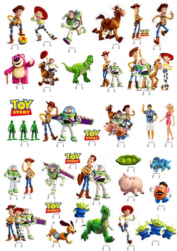 Toy story cup cake edible - toy,