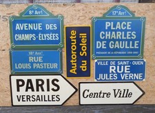 French Wood Street Signs