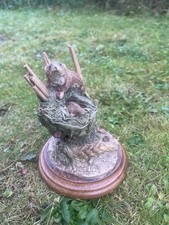 Vintage Country Artists Mice Figurine Rustic Folk Art Ornament Collectible