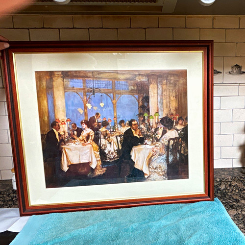 Framed medium landscape art - medium,