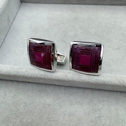 Tateossian cufflinks purple - cufflinks, rt